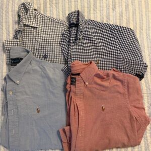 Ralph Lauren Men's Casual Shirts - Blue, Red, White